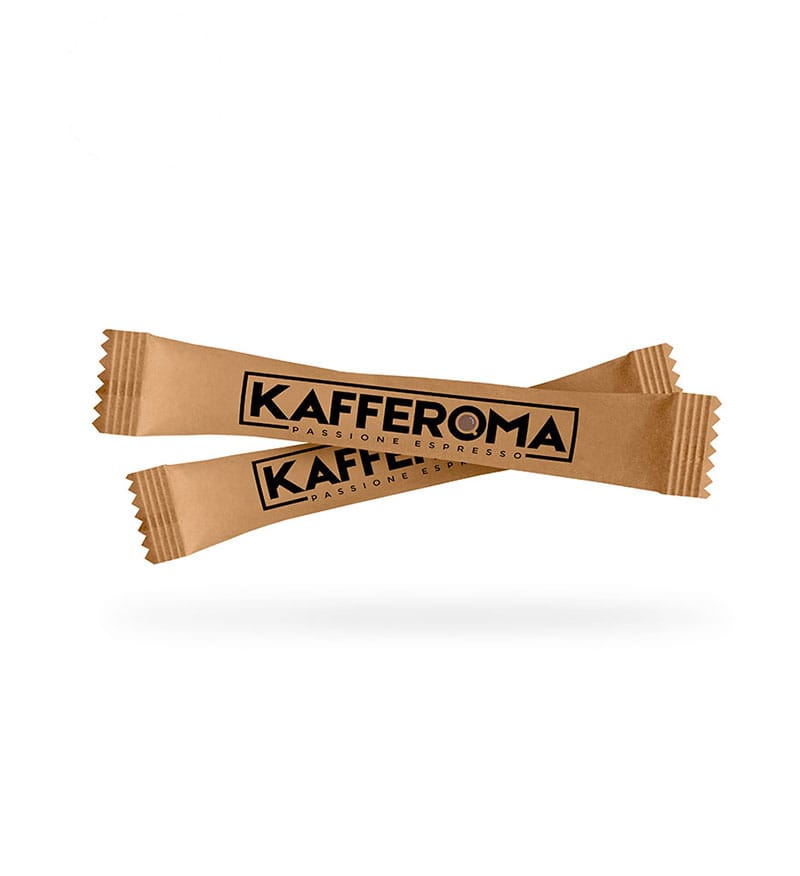 100 Pliculete Stick Zahar Brun Kafferoma - 4g. 100 Pliculete Stick Zahar Brun Kafferoma - 4g.