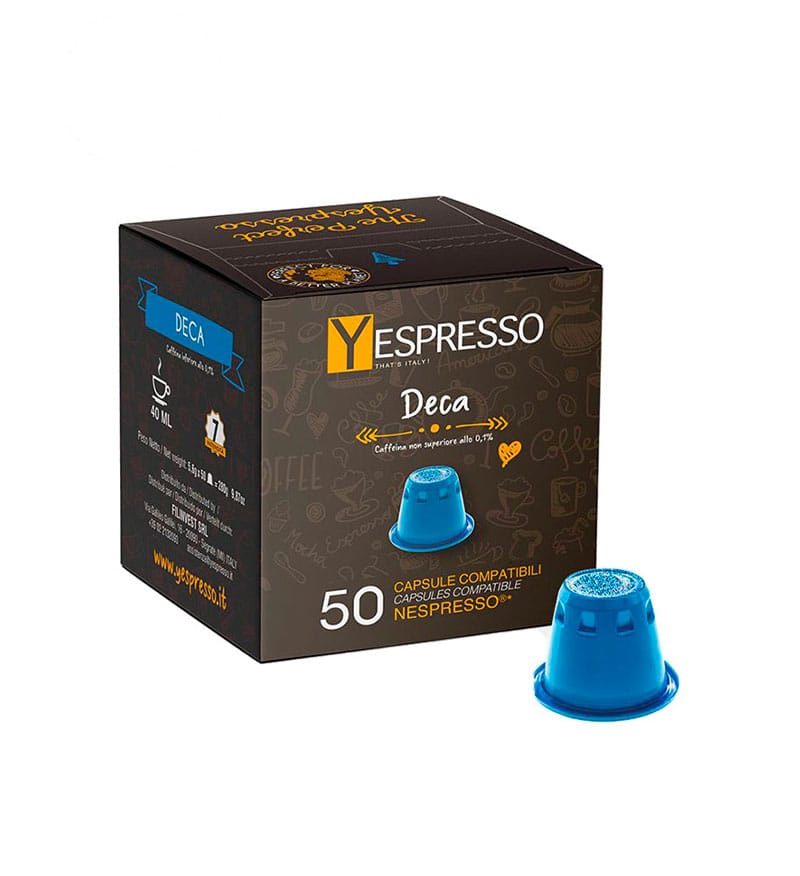 50 Capsule Yespresso Deca - Compatibile Nespresso 50 Capsule Yespresso Deca - Compatibile Nespresso