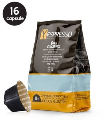 16 Capsule Yespresso Ginseng - Compatibile Dolce Gusto 16 Capsule Yespresso Ginseng - Compatibile Dolce Gusto