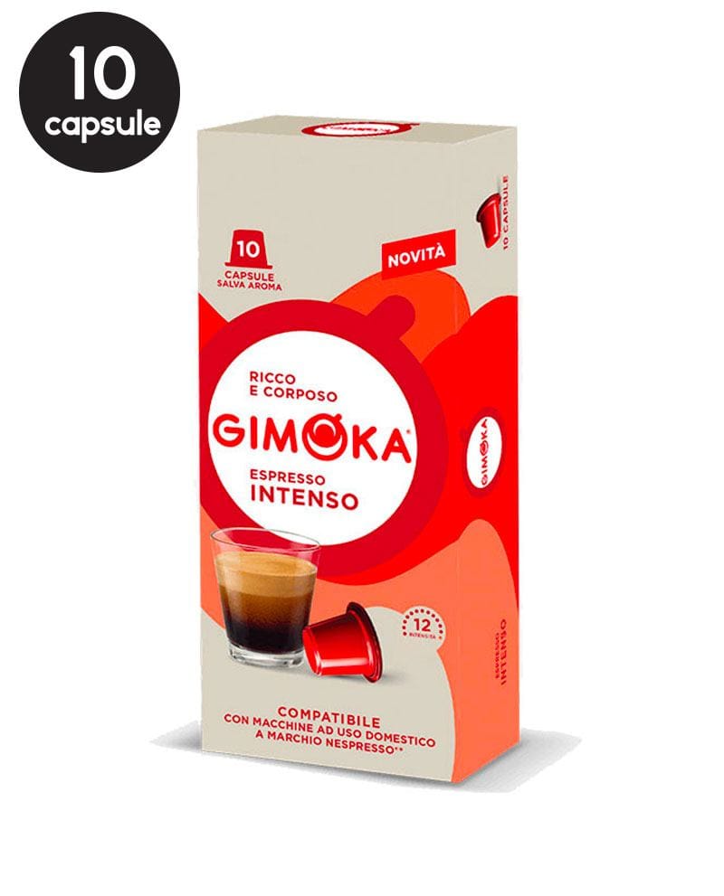 10 Capsule Gimoka Espresso Intenso - Compatibile Nespresso 10 Capsule Gimoka Espresso Intenso - Compatibile Nespresso