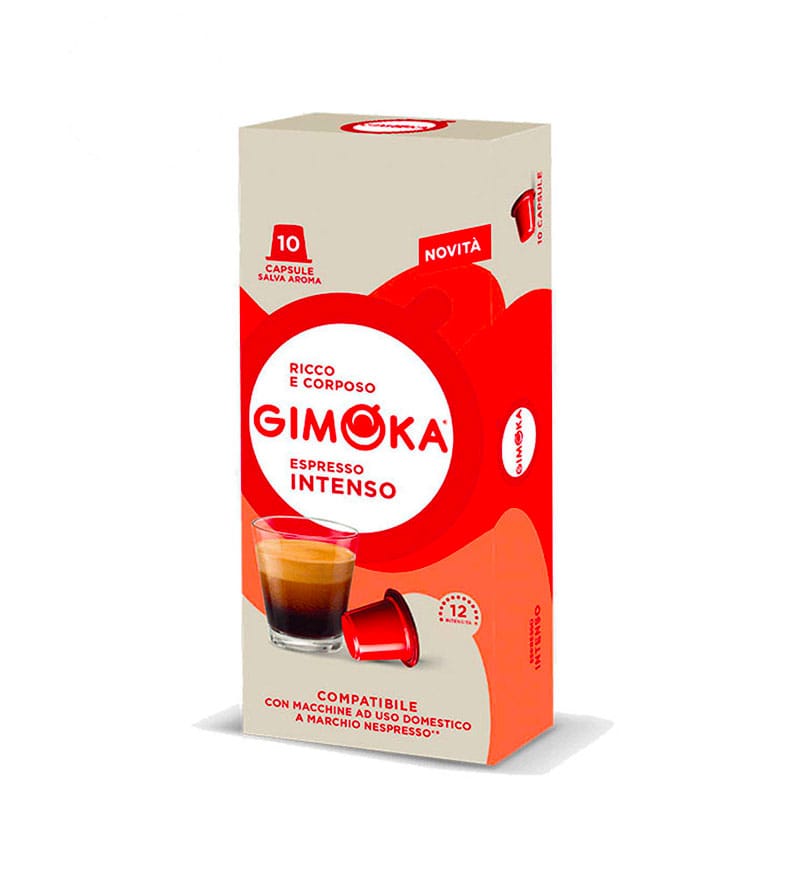 10 Capsule Gimoka Espresso Intenso - Compatibile Nespresso 10 Capsule Gimoka Espresso Intenso - Compatibile Nespresso