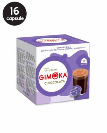 16 Capsule Gimoka Cioccolata – Compatibile Dolce Gusto 16 Capsule Gimoka Cioccolata – Compatibile Dolce Gusto