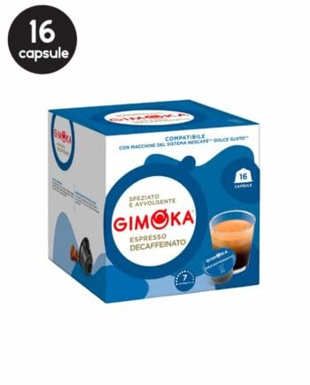16 Capsule Gimoka Espresso Decaffeinato – Compatibile Dolce Gusto 16 Capsule Gimoka Espresso Decaffeinato – Compatibile Dolce Gusto