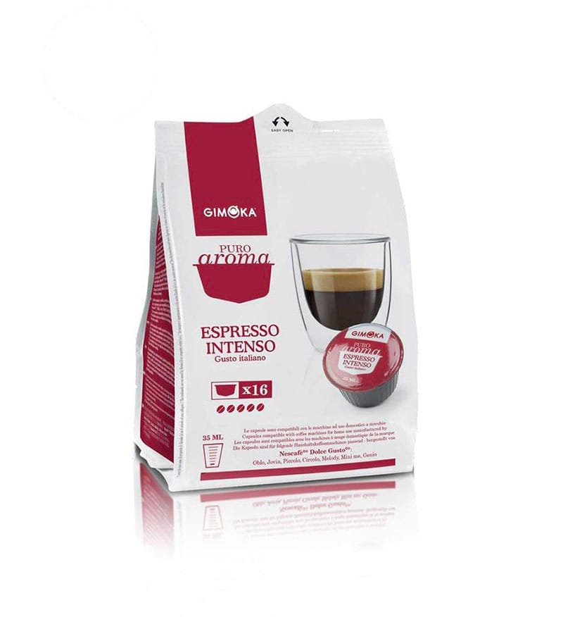 16 Capsule Gimoka Espresso Intenso – Compatibile Dolce Gusto 16 Capsule Gimoka Espresso Intenso – Compatibile Dolce Gusto