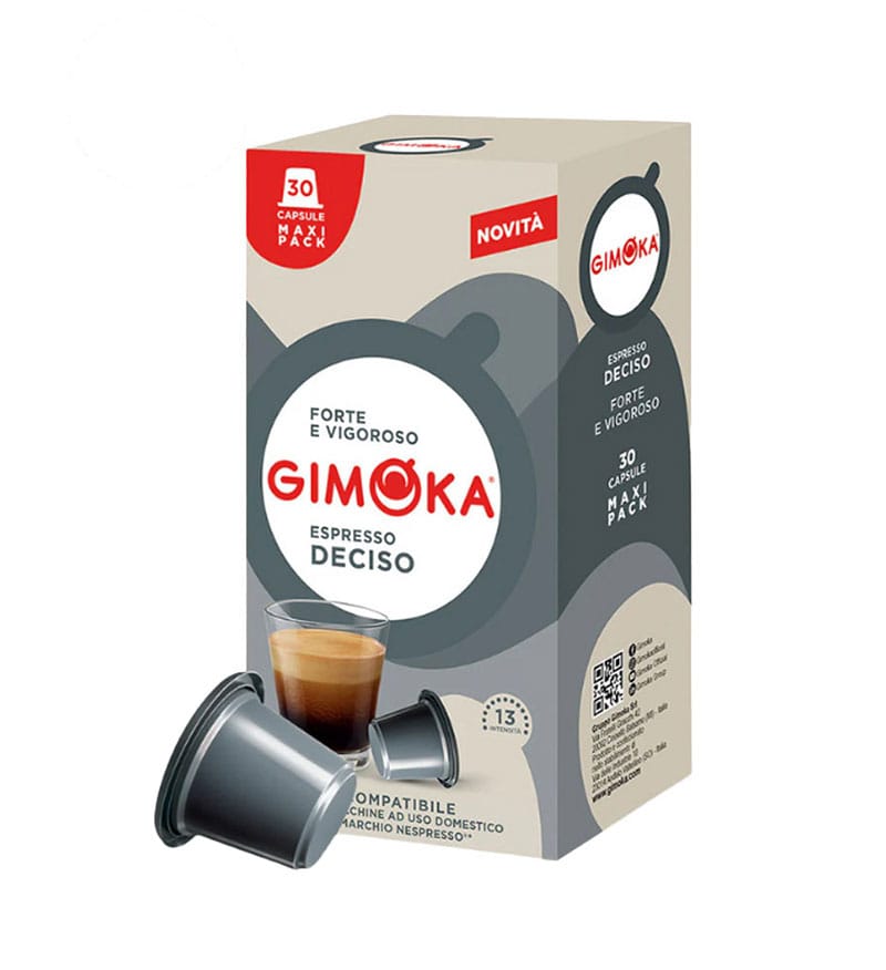 30 Capsule Gimoka Espresso Deciso - Compatibile Nespresso 30 Capsule Gimoka Espresso Deciso - Compatibile Nespresso