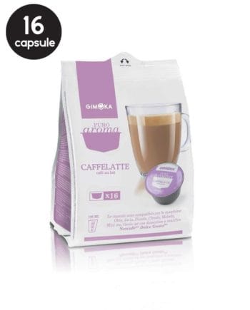 16 Capsule Gimoka Caffelatte – Compatibile Dolce Gusto 16 Capsule Gimoka Caffelatte – Compatibile Dolce Gusto