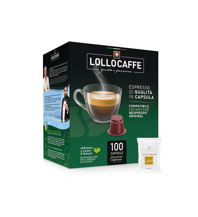 100 Capsule Lollo Caffe Espresso Oro - Compatibile Nespresso 100 Capsule Lollo Caffe Espresso Oro - Compatibile Nespresso