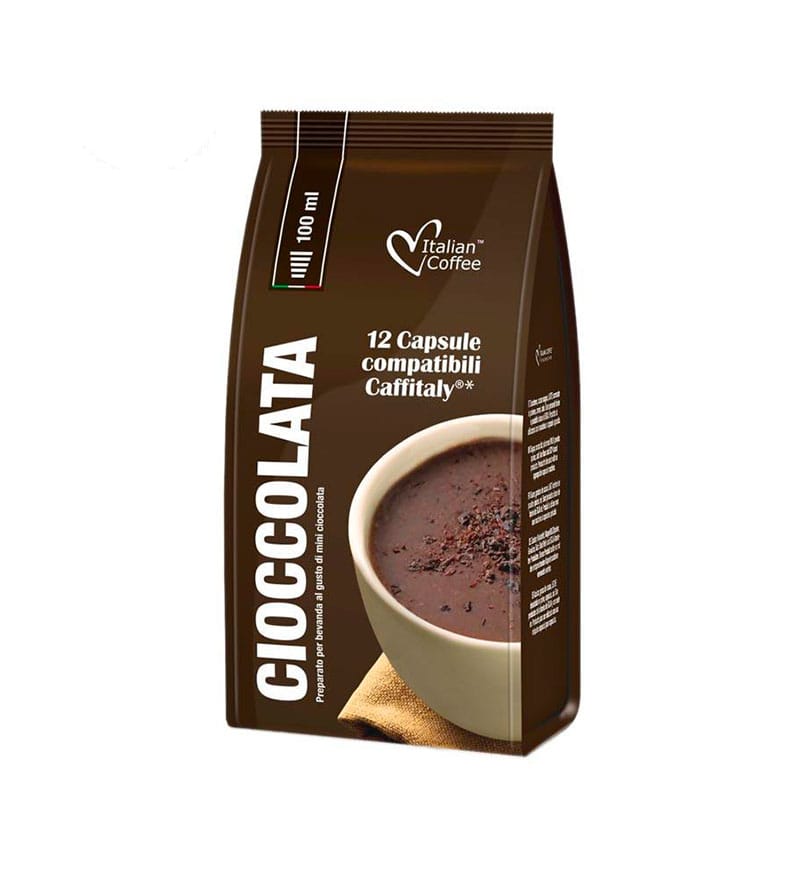 12 Capsule Italian Coffee Cioccolata – Compatibile Cafissimo / Caffitaly / BeanZ 12 Capsule Italian Coffee Cioccolata – Compatibile Cafissimo / Caffitaly / BeanZ