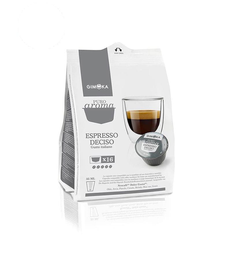 16 Capsule Gimoka Espresso Deciso – Compatibile Dolce Gusto 16 Capsule Gimoka Espresso Deciso – Compatibile Dolce Gusto