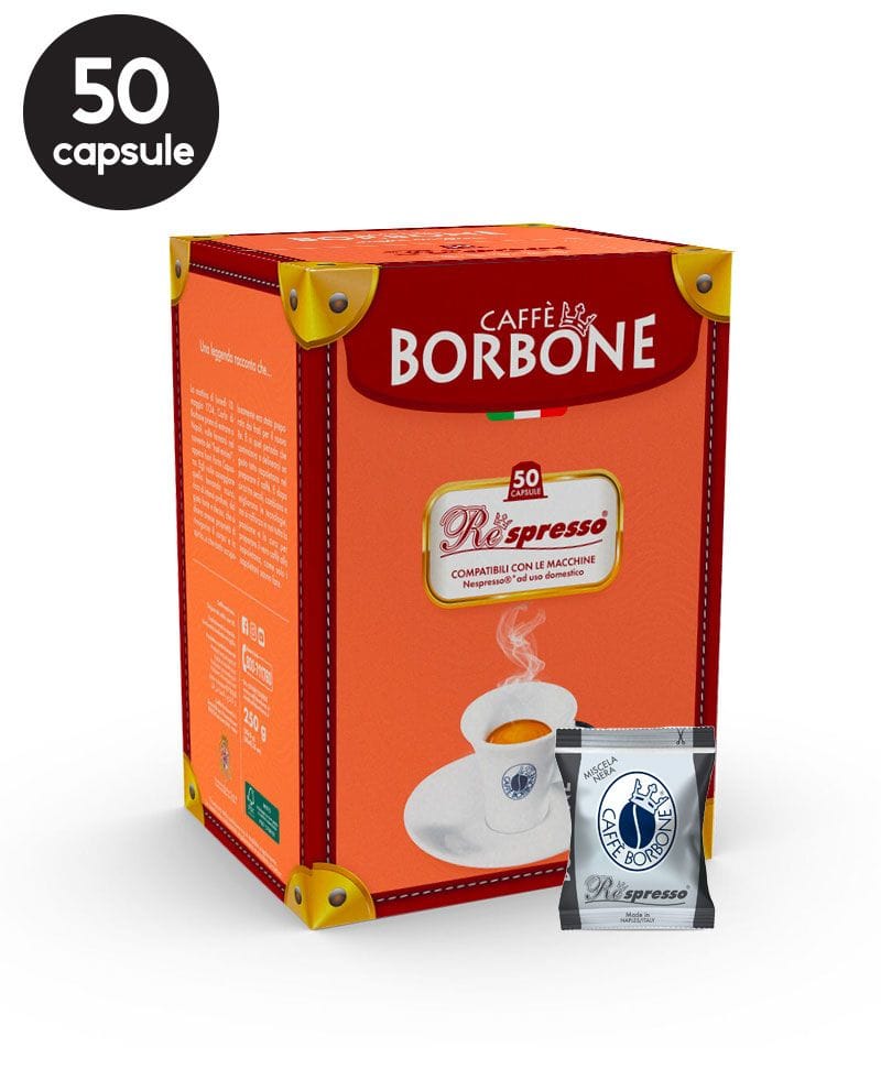 50 Capsule Borbone Respresso Miscela Nera - Compatibile Nespresso 50 Capsule Borbone Respresso Miscela Nera - Compatibile Nespresso