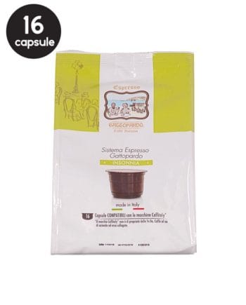16 Capsule Gattopardo Espresso Insonnia – Compatibile Cafissimo / Caffitaly / BeanZ