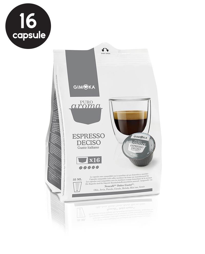 16 Capsule Gimoka Espresso Deciso – Compatibile Dolce Gusto 16 Capsule Gimoka Espresso Deciso – Compatibile Dolce Gusto