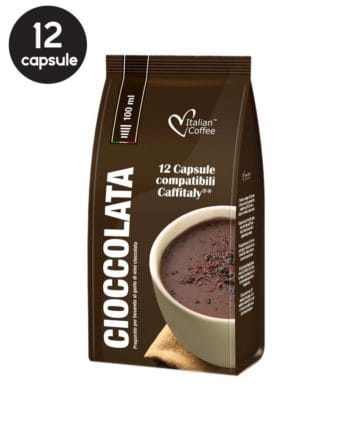 12 Capsule Italian Coffee Cioccolata – Compatibile Cafissimo / Caffitaly / BeanZ