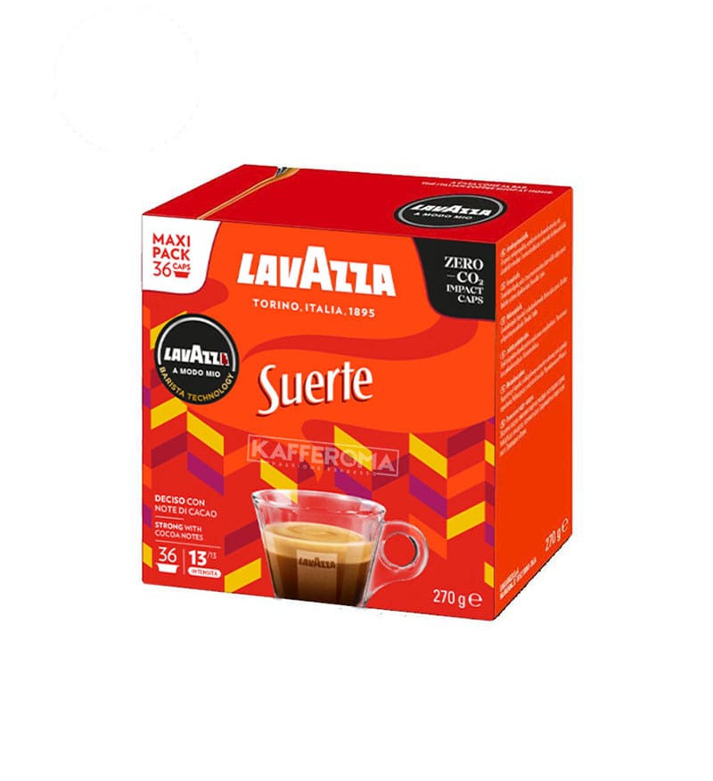 36 Capsule Lavazza A Modo Mio - Espresso Suerte 36 Capsule Lavazza A Modo Mio - Espresso Suerte