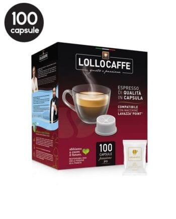 100 Capsule Lollo Caffe Espresso Oro – Compatibile Espresso Point 100 Capsule Lollo Caffe Espresso Oro – Compatibile Espresso Point
