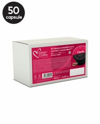 50 Capsule Italian Coffee Eternity Delicato – Compatibile Lavazza Blue