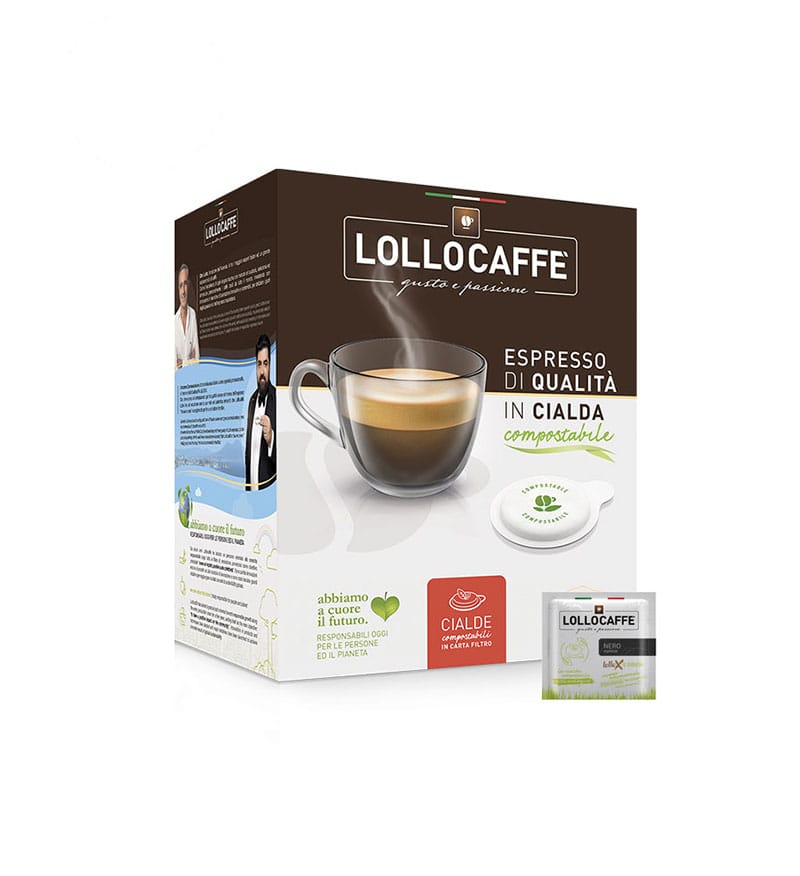 100 Paduri Lollo Caffe Espresso Nero - Compatibile ESE44 100 Paduri Lollo Caffe Espresso Nero - Compatibile ESE44