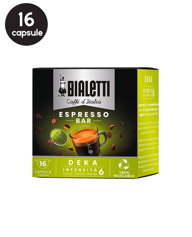 16 Capsule Bialetti Espresso Deka 16 Capsule Bialetti Espresso Deka