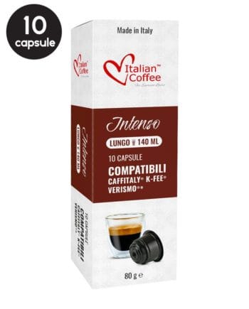 10 Capsule Italian Coffee Intenso Lungo - Compatibile Cafissimo / Caffitaly / BeanZ 10 Capsule Italian Coffee Intenso Lungo - Compatibile Cafissimo / Caffitaly / BeanZ