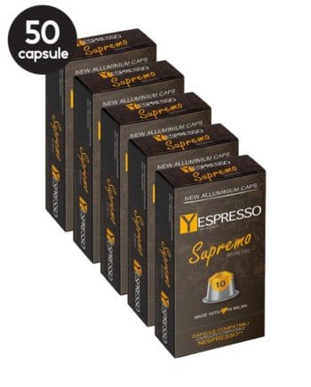 50 Capsule Yespresso Supremo - Compatibile Nespresso