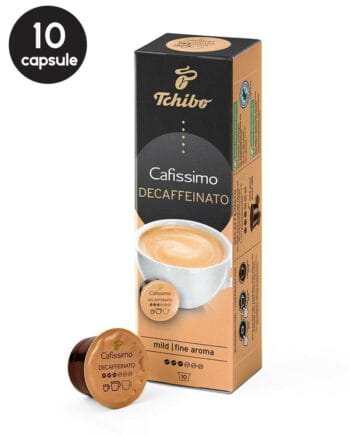 10 Capsule Tchibo Cafissimo Caffe Crema Decofeinizata 10 Capsule Tchibo Cafissimo Caffe Crema Decofeinizata