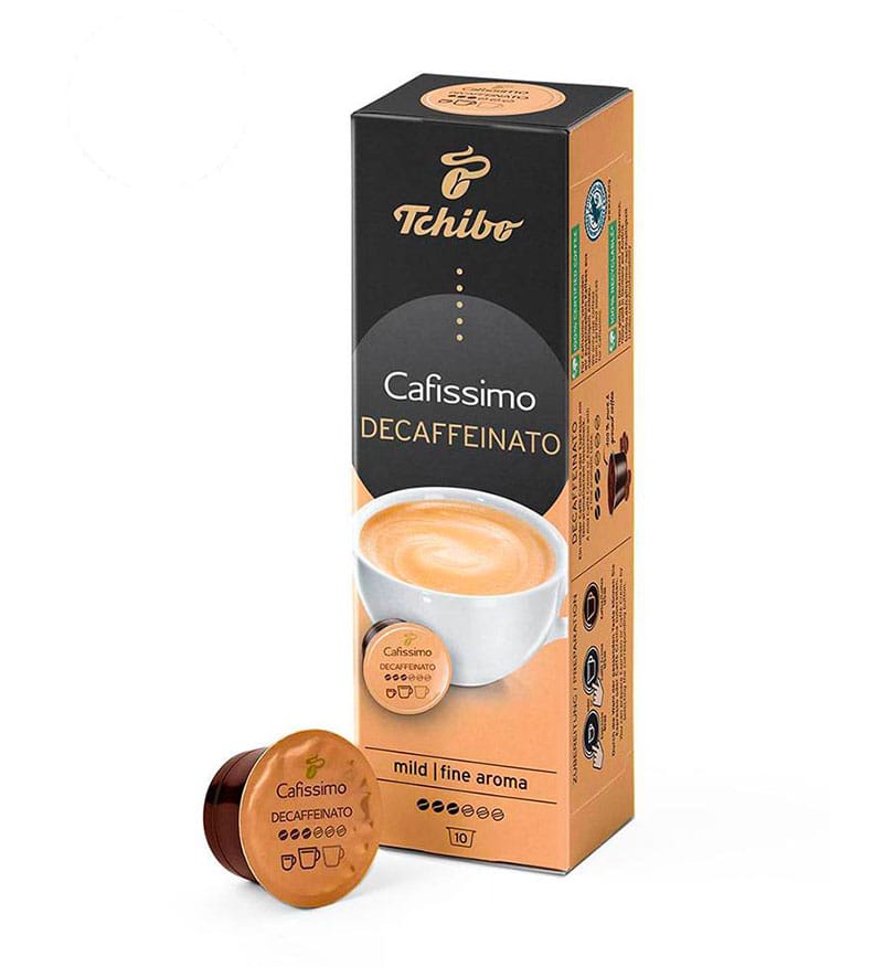 10 Capsule Tchibo Cafissimo Caffe Crema Decofeinizata 10 Capsule Tchibo Cafissimo Caffe Crema Decofeinizata