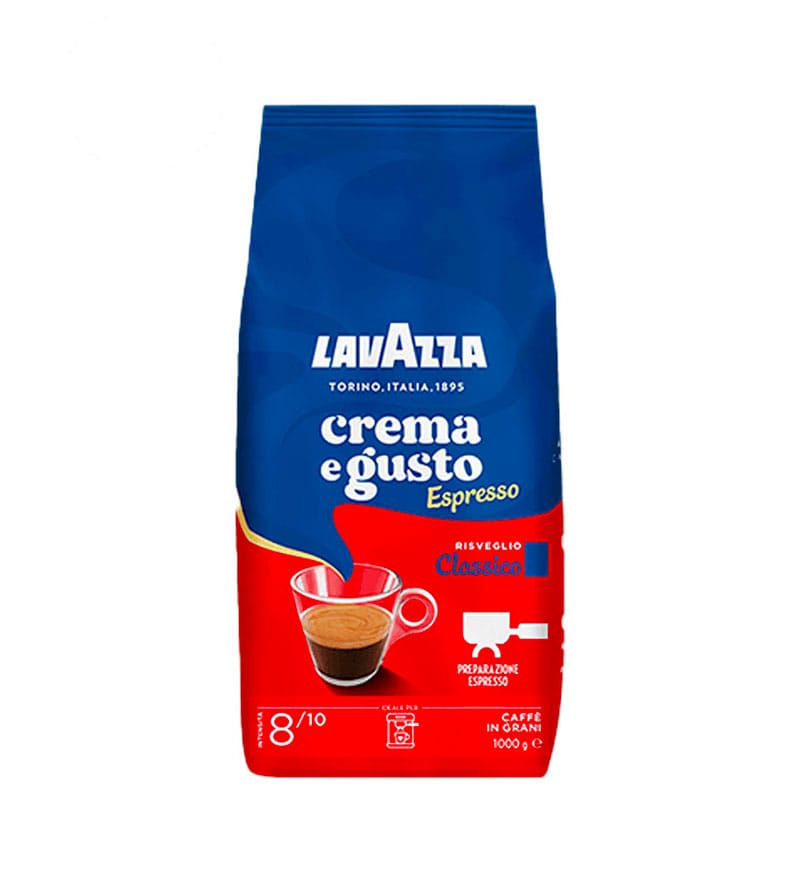 Cafea Boabe Lavazza Crema e Gusto Espresso Classico 1kg (8/10) Cafea Boabe Lavazza Crema e Gusto Espresso Classico 1kg (8/10)
