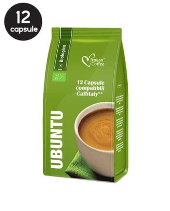 12 Capsule Italian Coffee Ubuntu Bio – Compatibile Cafissimo / Caffitaly / BeanZ 12 Capsule Italian Coffee Ubuntu Bio – Compatibile Cafissimo / Caffitaly / BeanZ
