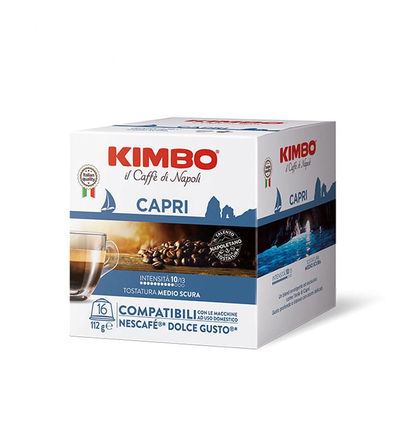 16 Capsule Kimbo Capri - Compatibile Dolce Gusto 16 Capsule Kimbo Capri - Compatibile Dolce Gusto