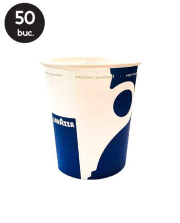 50 Pahare Carton Lavazza 6oz (180 ml)