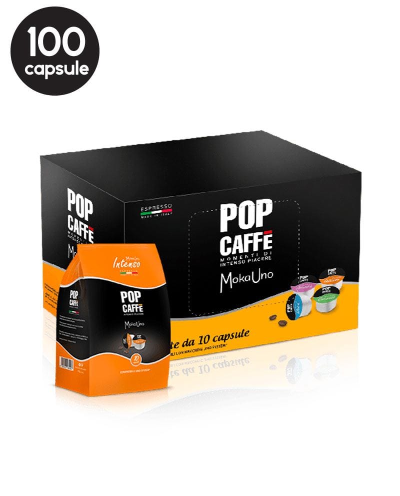 100 Capsule Pop Caffe Miscela 1 Intenso – Compatibile Uno System 100 Capsule Pop Caffe Miscela 1 Intenso – Compatibile Uno System