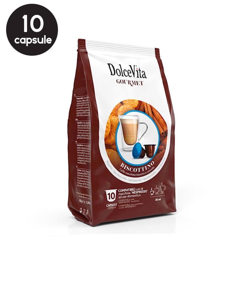 10 Capsule DolceVita Biscottino - Compatibile Nespresso 10 Capsule DolceVita Biscottino - Compatibile Nespresso