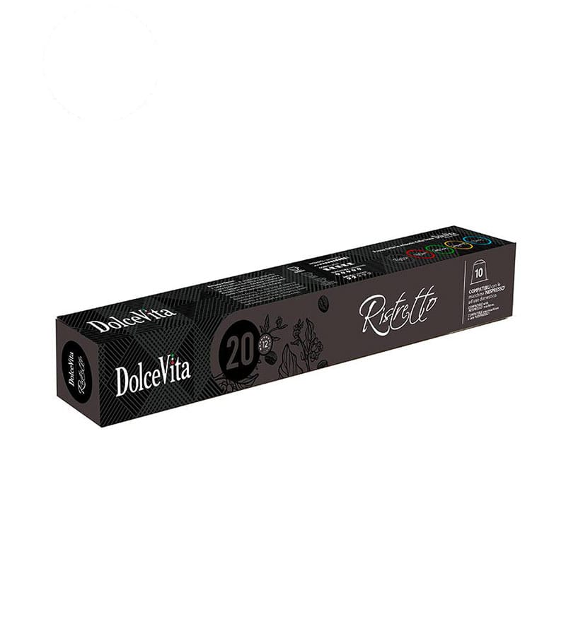 10 Capsule DolceVita Espresso Ristretto - Compatibile Nespresso 10 Capsule DolceVita Espresso Ristretto - Compatibile Nespresso