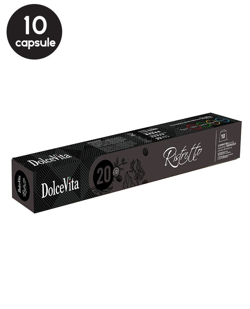 10 Capsule DolceVita Espresso Ristretto - Compatibile Nespresso 10 Capsule DolceVita Espresso Ristretto - Compatibile Nespresso