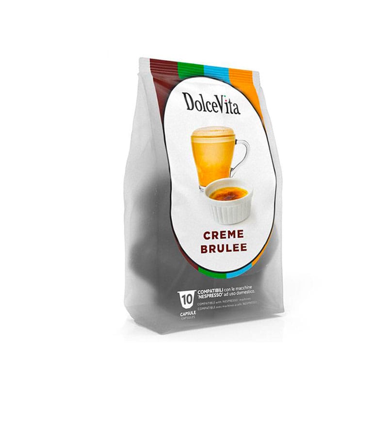 10 Capsule DolceVita Creme Brulee - Compatibile Nespresso 10 Capsule DolceVita Creme Brulee - Compatibile Nespresso