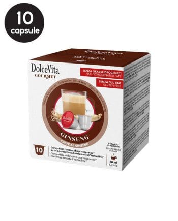 10 Capsule DolceVita Ginseng Dulce - Compatibile Nespresso 10 Capsule DolceVita Ginseng Dulce - Compatibile Nespresso