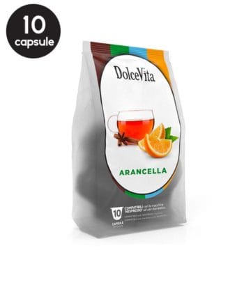 10 Capsule DolceVita Ceai Arancella - Compatibile Nespresso 10 Capsule DolceVita Ceai Arancella - Compatibile Nespresso