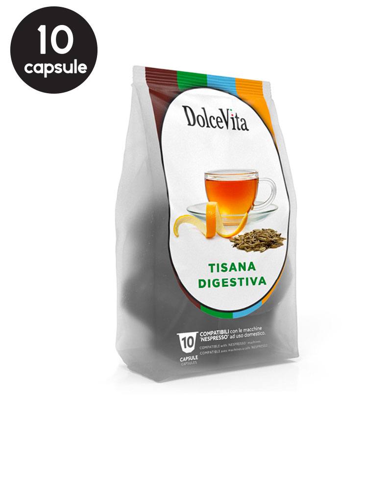 10 Capsule DolceVita Ceai Digestiv - Compatibile Nespresso 10 Capsule DolceVita Ceai Digestiv - Compatibile Nespresso