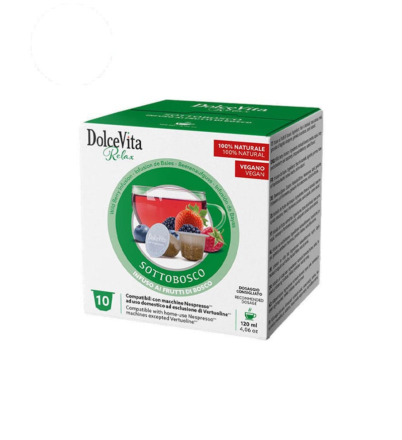 10 Capsule DolceVita Ceai Fructe de Padure - Compatibile Nespresso 10 Capsule DolceVita Ceai Fructe de Padure - Compatibile Nespresso