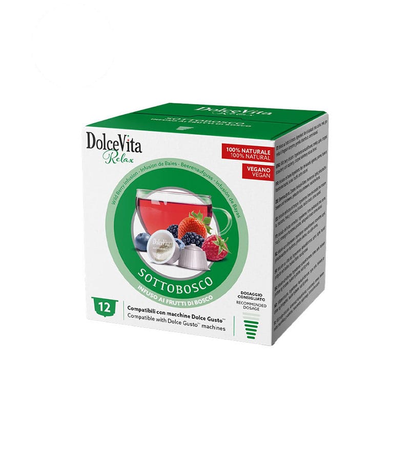 12 Capsule DolceVita Ceai Fructe de Padure - Compatibile Dolce Gusto 12 Capsule DolceVita Ceai Fructe de Padure - Compatibile Dolce Gusto