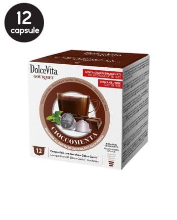 12 Capsule DolceVita Cioccomenta - Compatibile Dolce Gusto