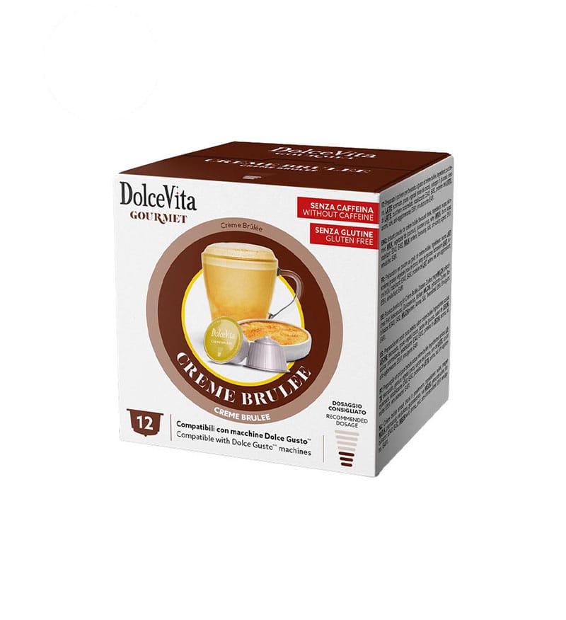 12 Capsule DolceVita Creme Brulee - Compatibile Dolce Gusto 12 Capsule DolceVita Creme Brulee - Compatibile Dolce Gusto