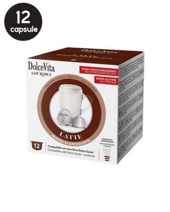 12 Capsule DolceVita Latte - Compatibile Dolce Gusto