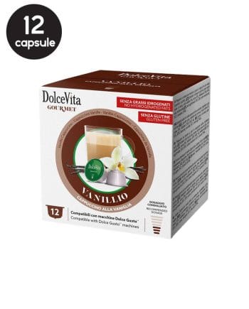 12 Capsule DolceVita Vanillio - Compatibile Dolce Gusto