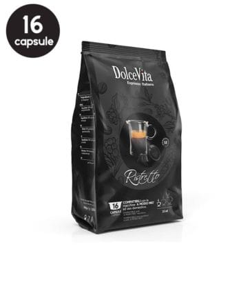 16 Capsule DolceVita Ristretto - Compatibile A Modo Mio