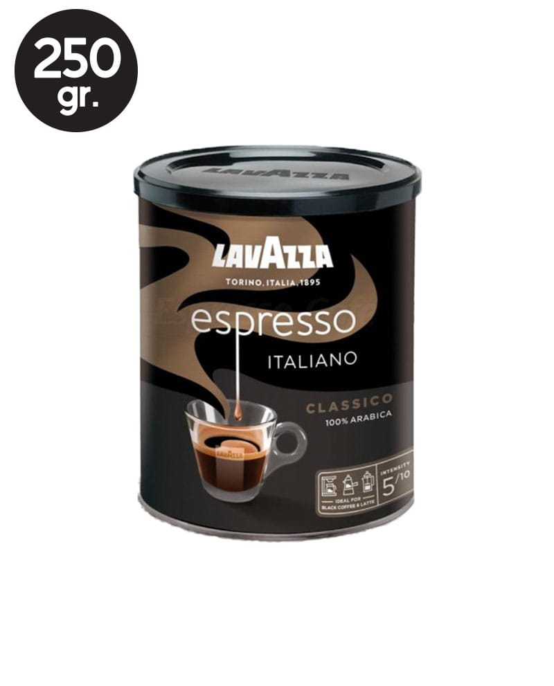 Cafea Macinata Lavazza Espresso Italiano Classico Cutie Metalica 250gr Cafea Macinata Lavazza Espresso Italiano Classico Cutie Metalica 250gr