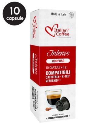 10 Capsule Italian Coffee Intenso Corposo - Compatibile Cafissimo / Caffitaly / BeanZ 10 Capsule Italian Coffee Intenso Corposo - Compatibile Cafissimo / Caffitaly / BeanZ