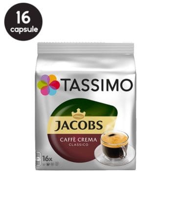 16 Capsule Tassimo Jacobs Caffe Crema Classico 16 Capsule Tassimo Jacobs Caffe Crema Classico