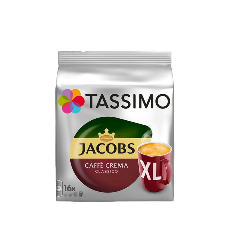 16 Capsule Tassimo Jacobs Caffe Crema Classico XL 16 Capsule Tassimo Jacobs Caffe Crema Classico XL