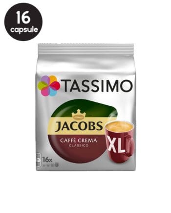 16 Capsule Tassimo Jacobs Caffe Crema Classico XL 16 Capsule Tassimo Jacobs Caffe Crema Classico XL
